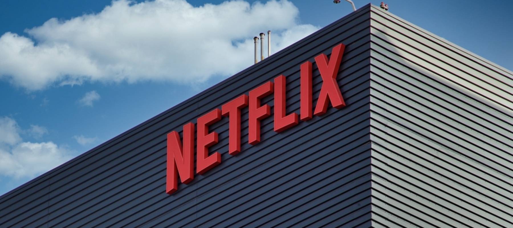 Netflix building signage in Hollywood