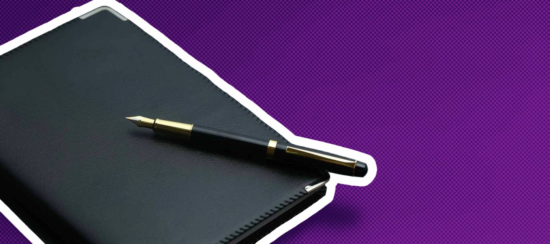 golden pen,notebook,calculator and glasses on black desk