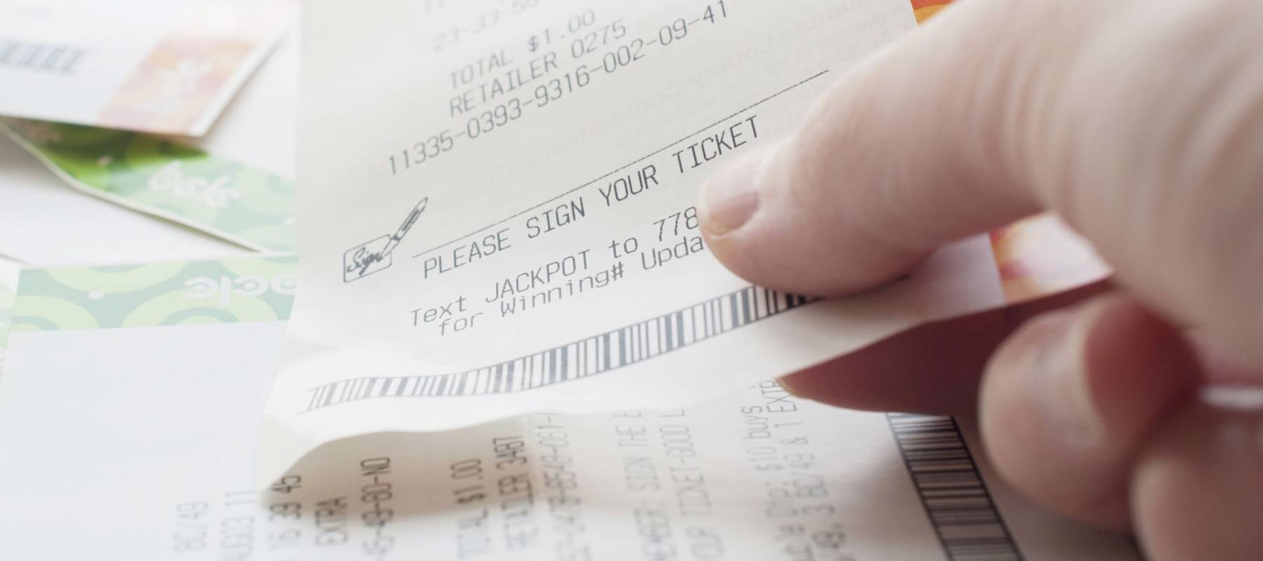 Coquitlam BC Canada - May 31, 2014 : Close up people holding a winning lottery ticket.