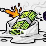 Illustration of emergency cash