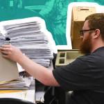 Tax Examiners work at the Internal Revenue Service's facility on March 31, 2022 in Ogden, Utah.