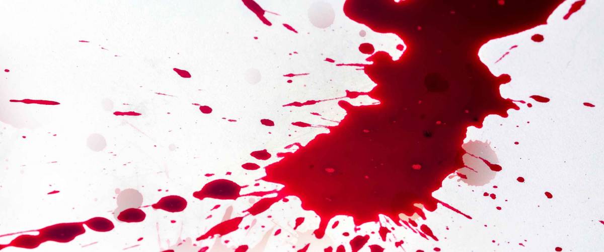 blood splash on floor