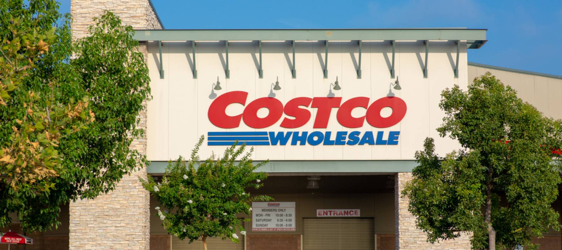 Costco Wholesale storefront.