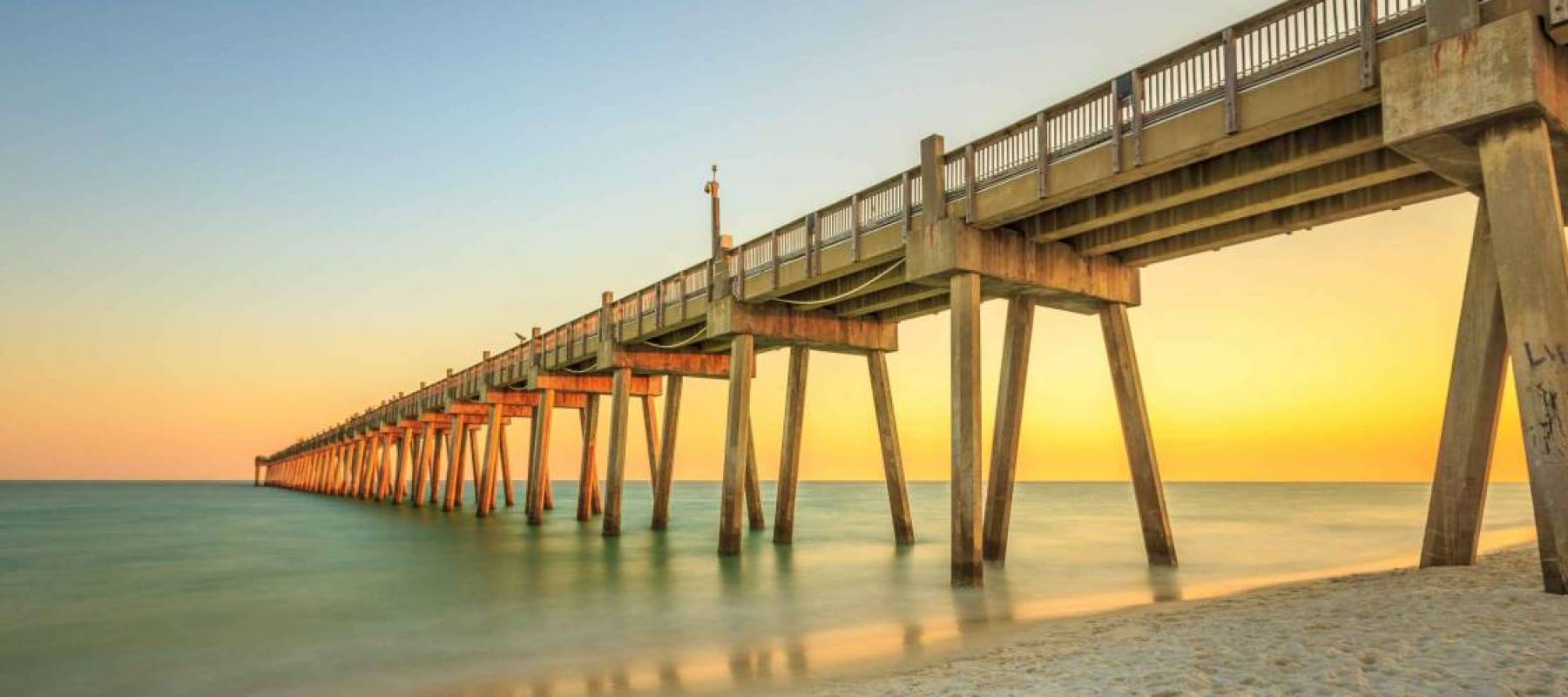 Beach pier in Pensacola, Florida