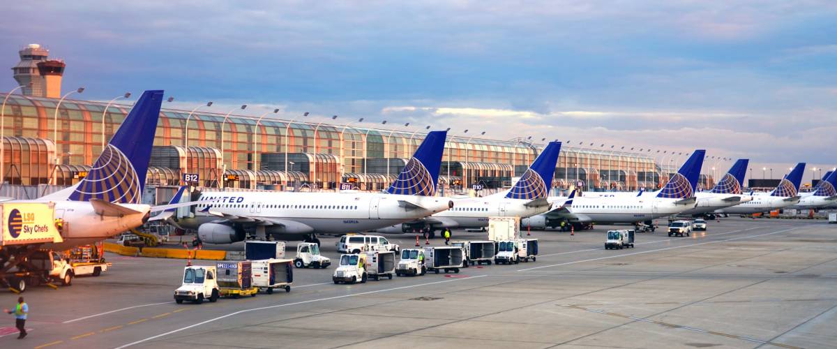 It takes hours to transfer through the Chicago International Airport's huge facility