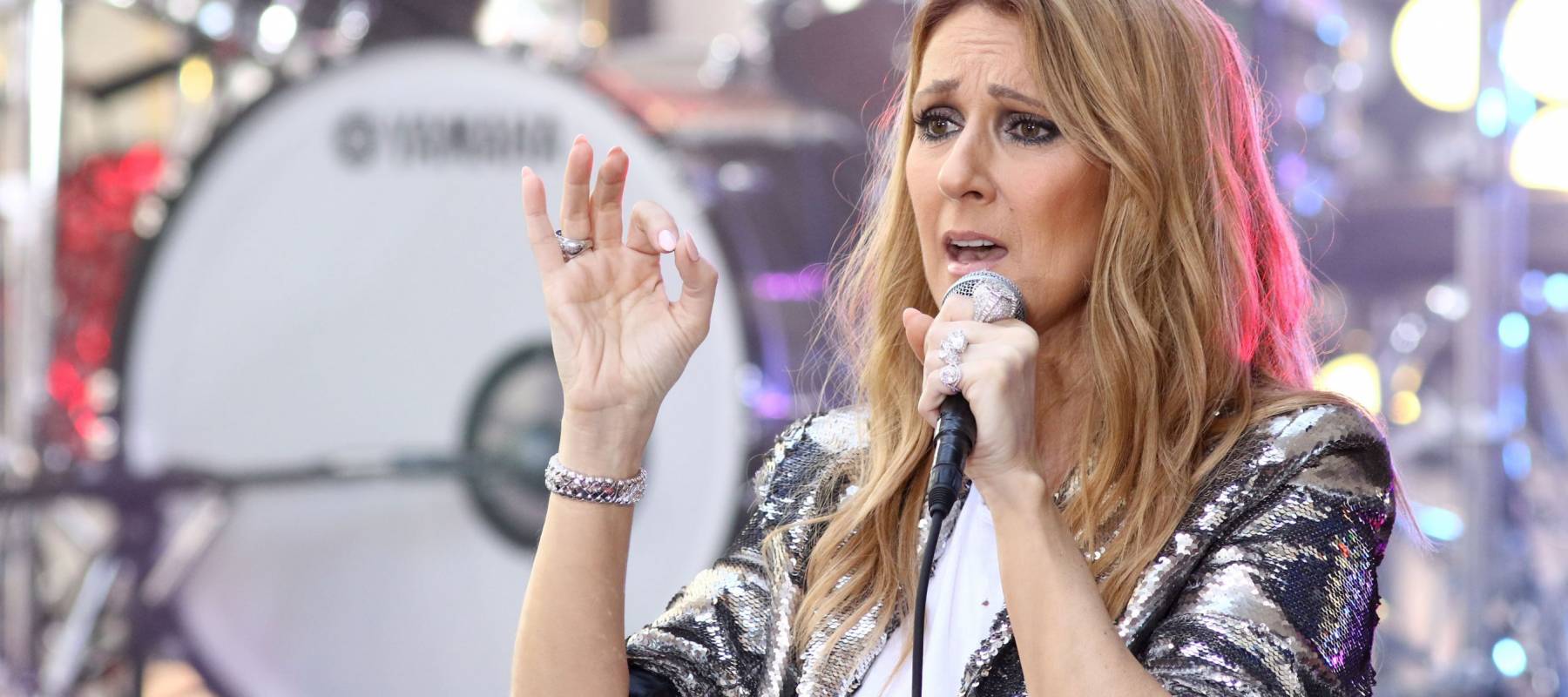 NEW YORK - JULY 22, 2016:  Celine Dion performs on the NBC "Today" show concert series on July 22, 2016, in New York City.