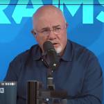 Dave Ramsey seem on the set of his show, making an incredulous face.