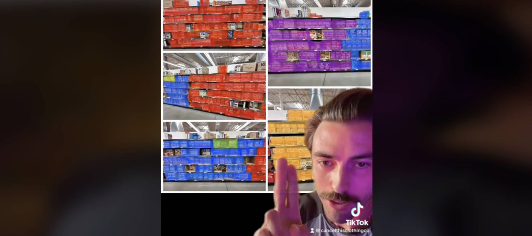 TikTok user CancelThisClothingCo shows that most cereal brands are owned by a small handful of corporations.