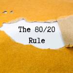 The 80/20 rule  on brown envelope
