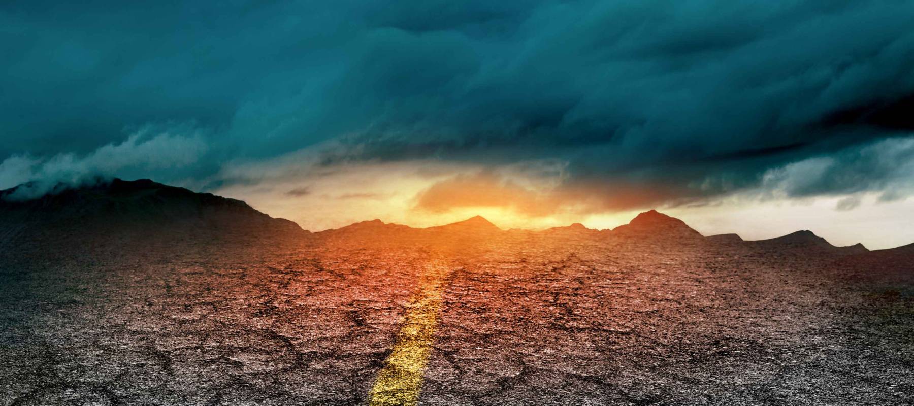 danger on the road concept of uncertainty and obscurity of future