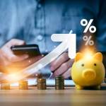 Interest rate and dividend concept