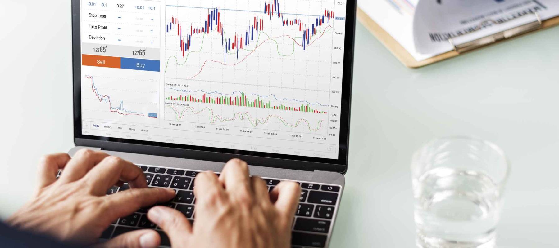 Forex Trade Graph Chart