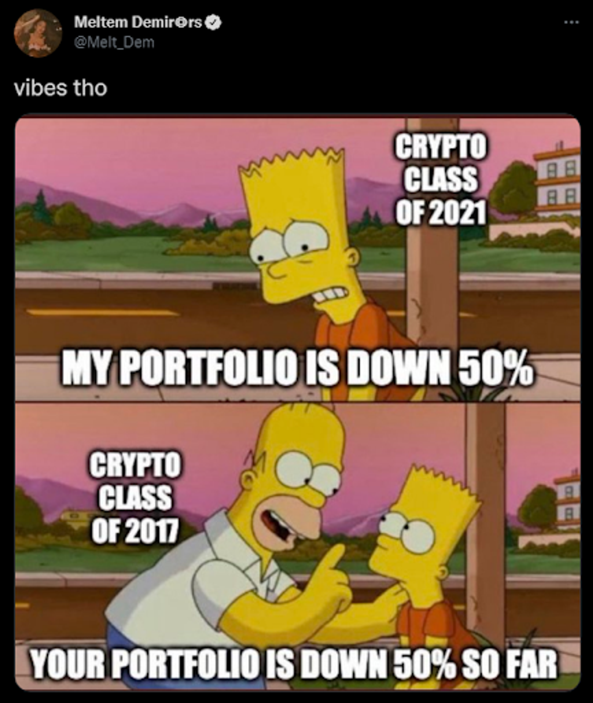 crypto crash meme