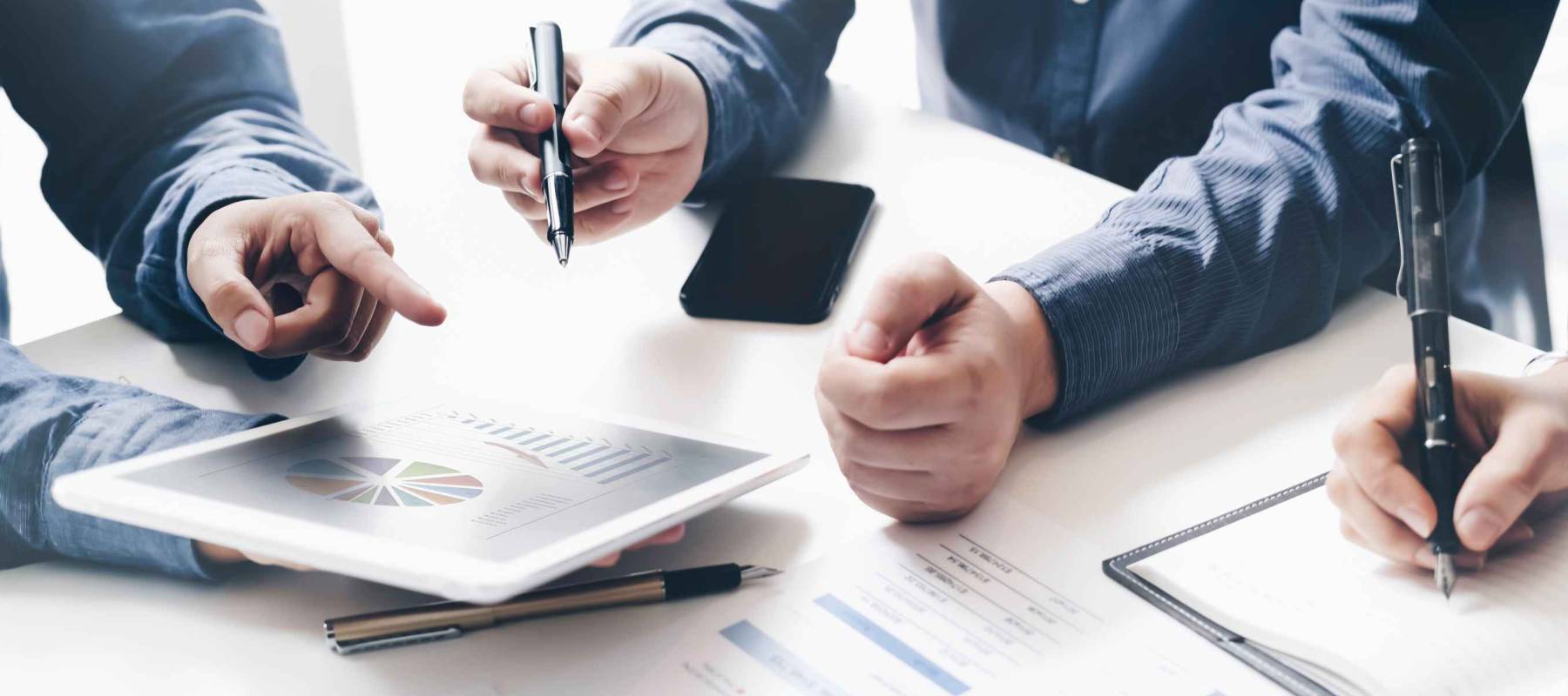 Financial advisor and accounting concept