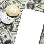 Trading crypto bitcoin coins and mobile phone