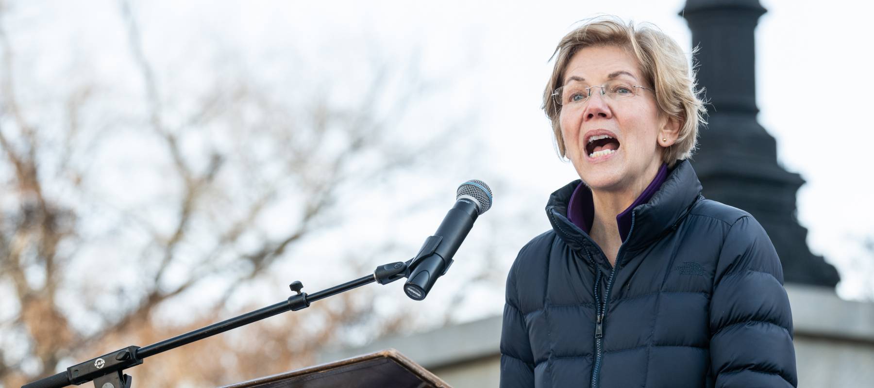 Elizabeth Warren speaking