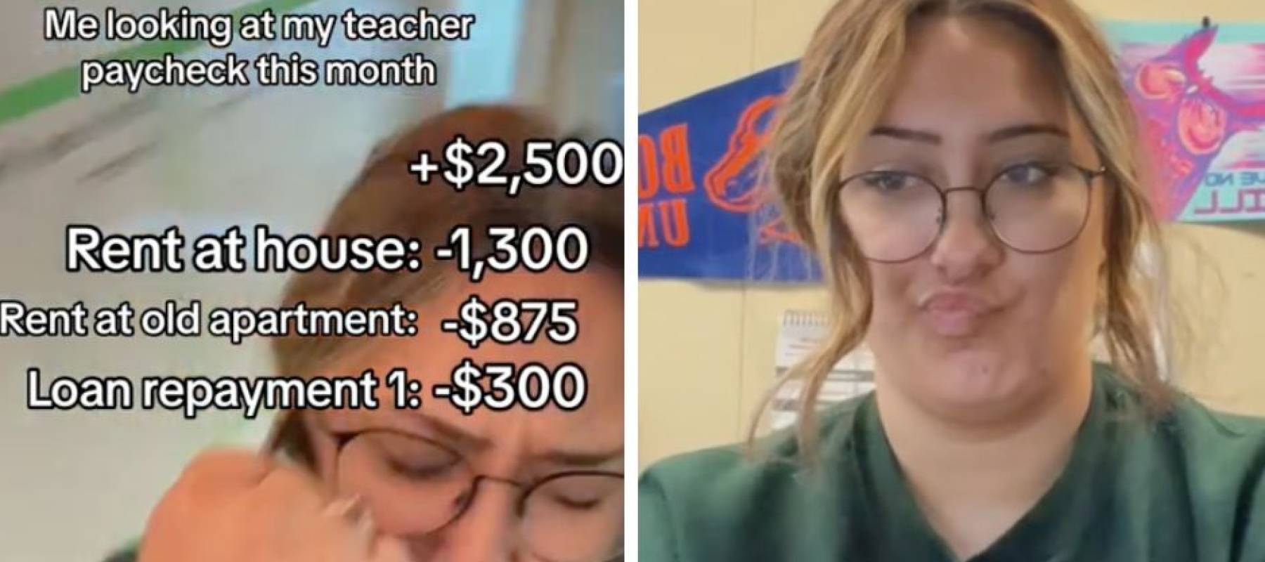 Screenshots of @fouroncoach tiktok video.