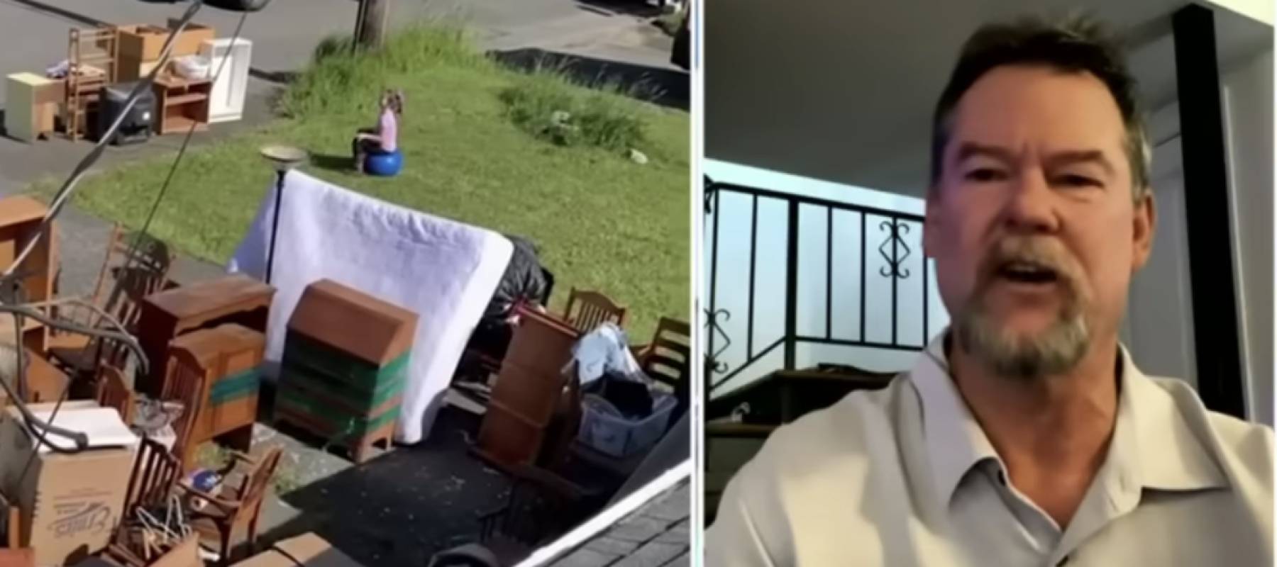 Screenshot of Flash Shelton during Fox News interview.