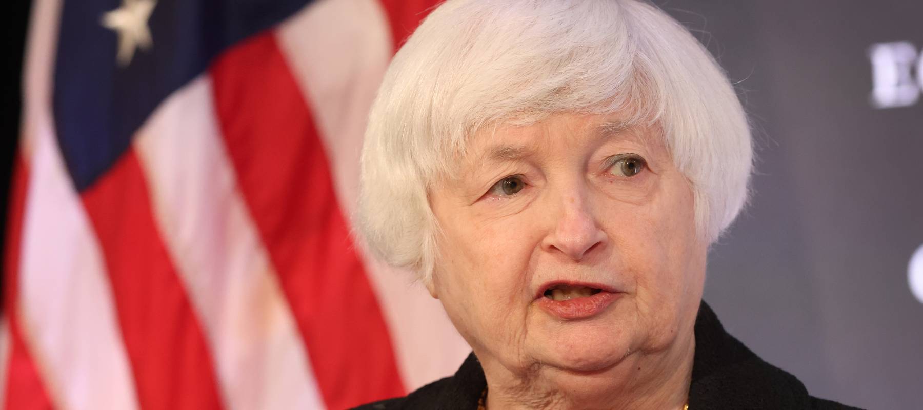 Secretary of the Treasury Janet Yellen speaks to the Economic Club of Chicago luncheon on January 25,, 2024.