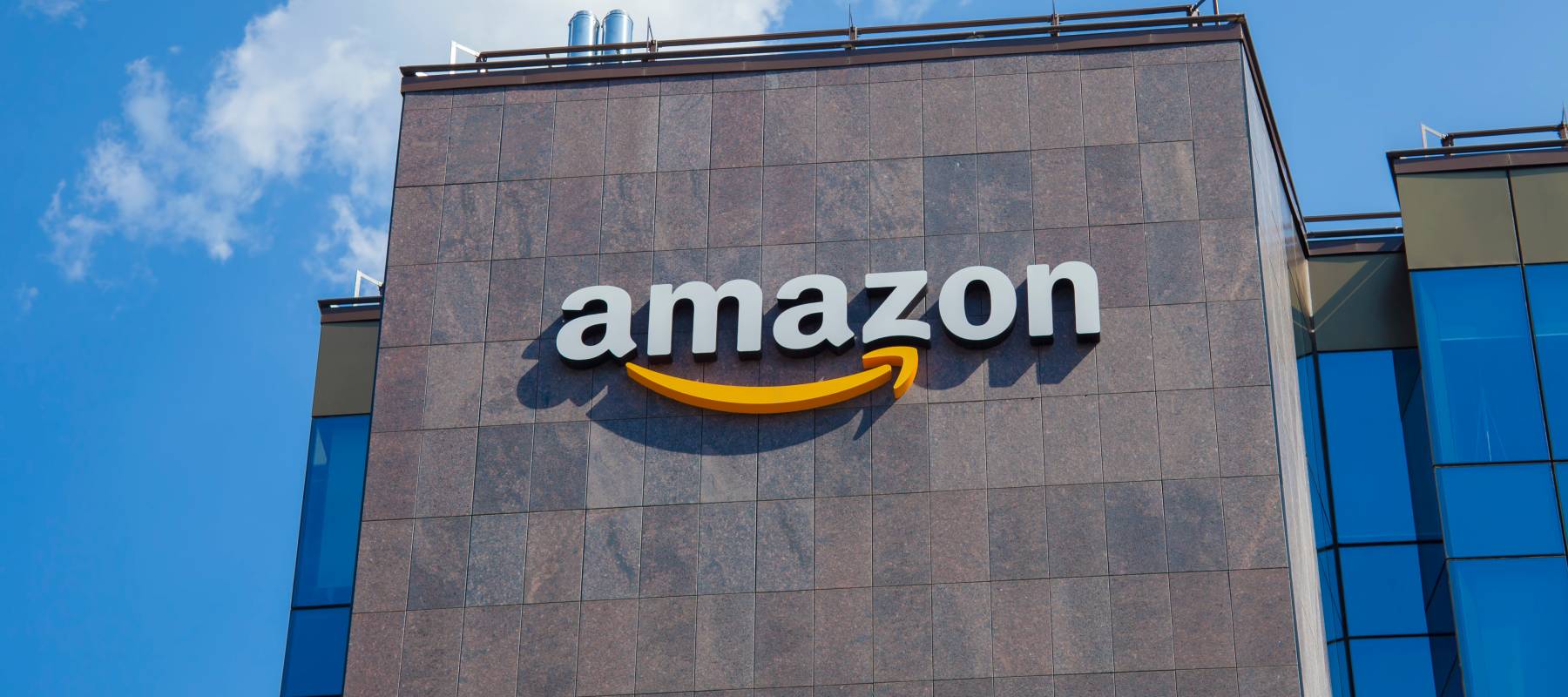 Amazon logo of company for logistics and transport