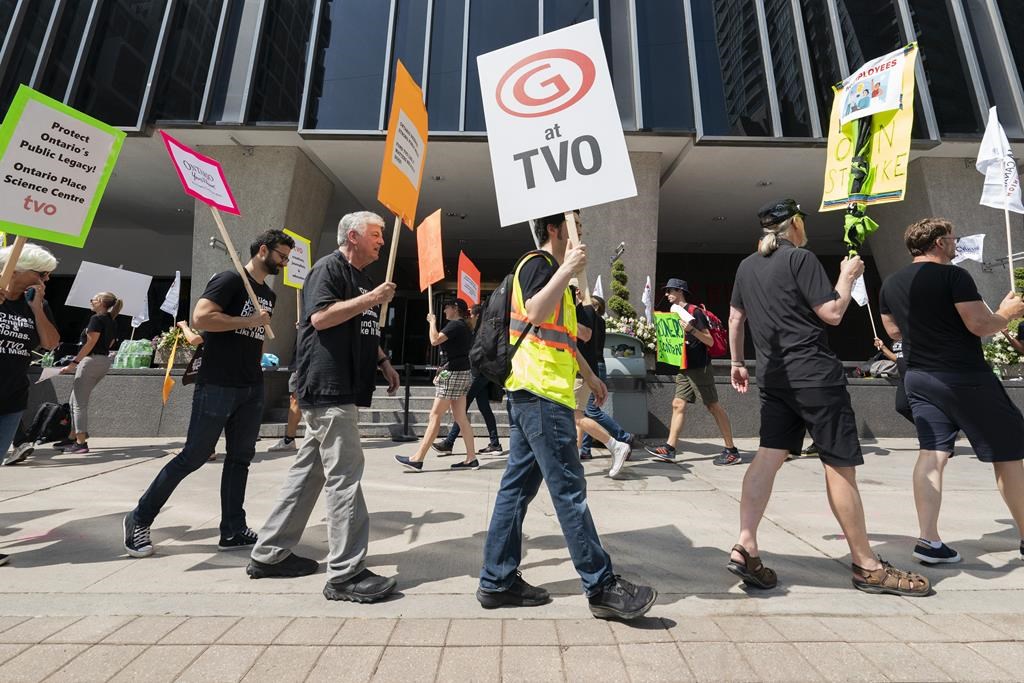 Workers at Ontario&#039;s public broadcaster have voted to reject what the company&#039;s management says is its &quot;final&quot; offer after nearly six weeks of labour action. TVO employees and supporters are 