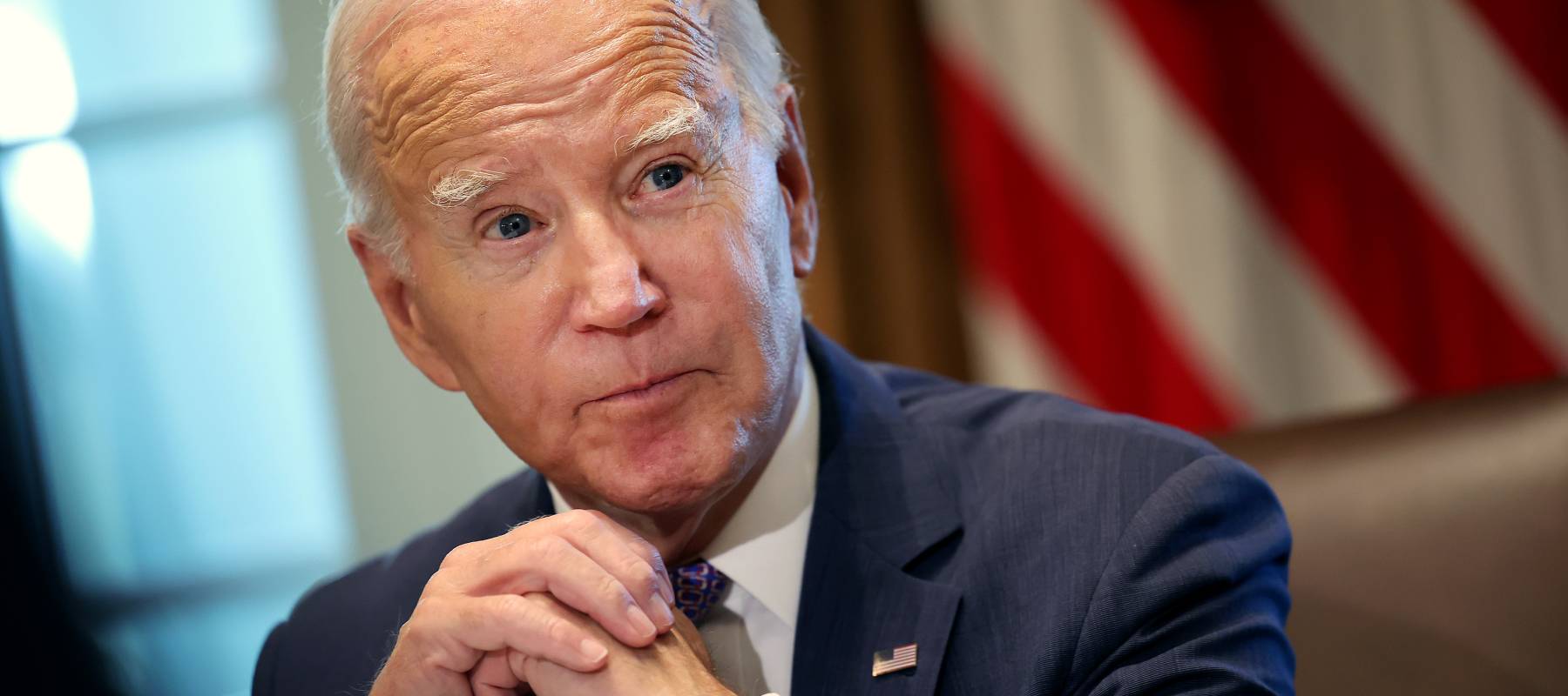 U.S. President Joe Biden holds a cabinet meeting at the White House in Washington, D.C., Oct. 2, 2023.