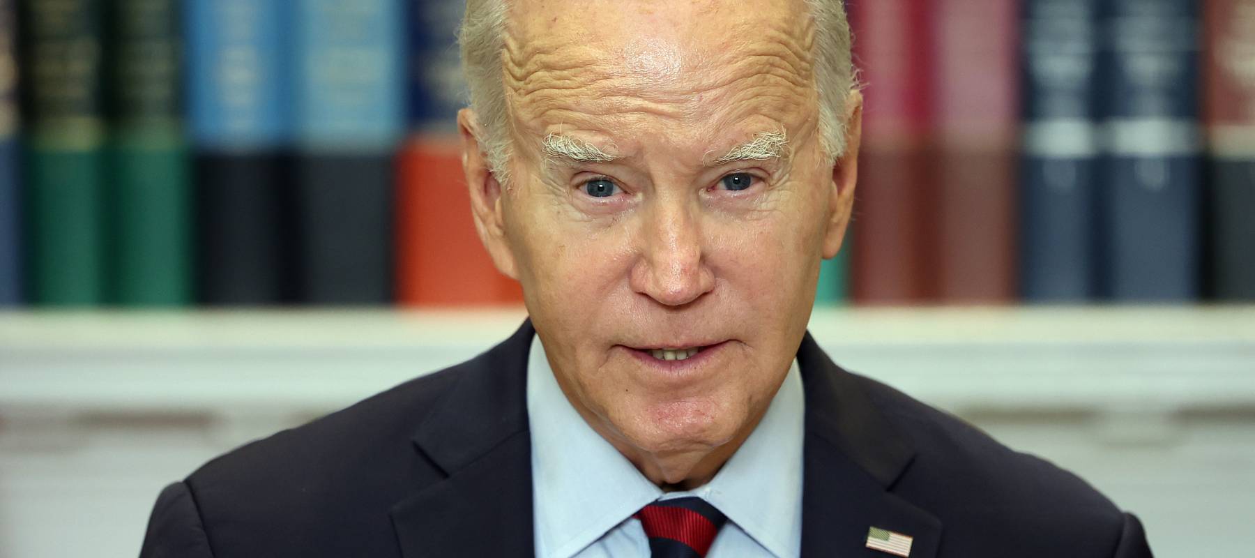 U.S. President Joe Biden delivers remarks during a press conference at the White House in Washington, D.C.,  Oct. 4, 2023.