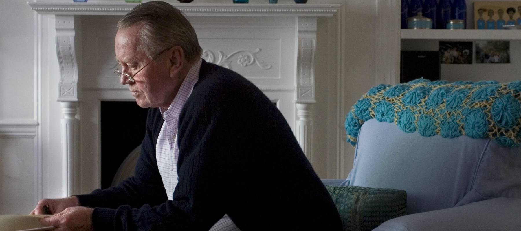 Chuck Feeney sits in an apartment in New York, Sept. 25, 2007.