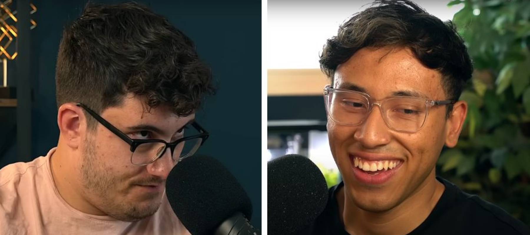 Screenshots of an episode from Caleb Hammer's YouTube channel.