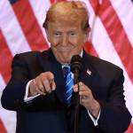 Former President Donald Trump speaks at Mar-a-Lago in March 2024.