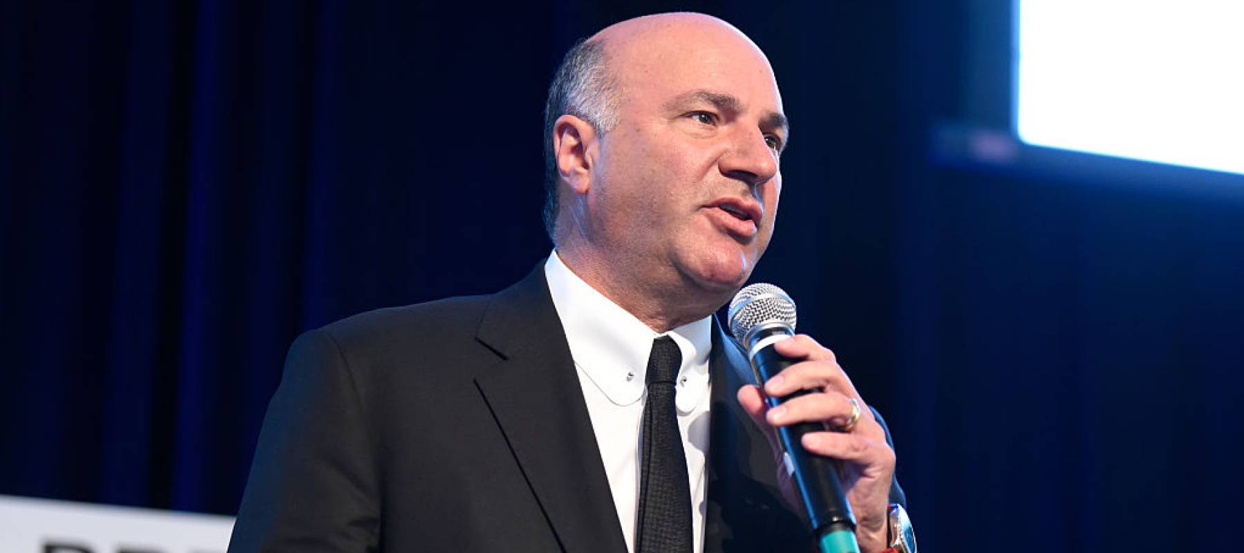 Investor and TV personality Kevin O'Leary of the show "Shark Tank" attends the 2016 Interbrand Breakthrough Brands Summit at New York Stock Exchange.