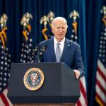 U.S. President Joe Biden speaks on his economic plan for the country at Abbot's Creek Community Center on January 18, 2024