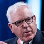 New York, NY - September 19, 2022: Co-Founder of The Carlyle Group David Rubenstein in conversation with Matthew Swift