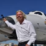 Spaceport America, New Mexico - October 17th, 2011 Keys to a New Dawn Event, Sir Richard Branson, White Knight Spaceship 2, VMS Eve