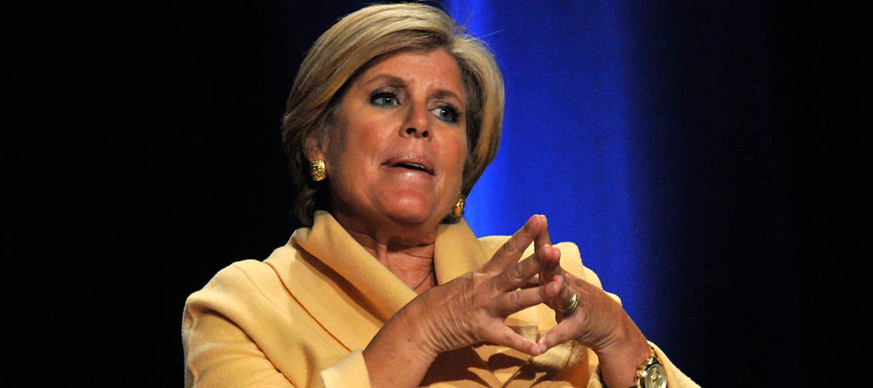 Suze Orman attends the "Made Visible: Women, Children & Poverty in America" panel discussion at the NYU Skirball Center on March 18, 2012 in New York City.