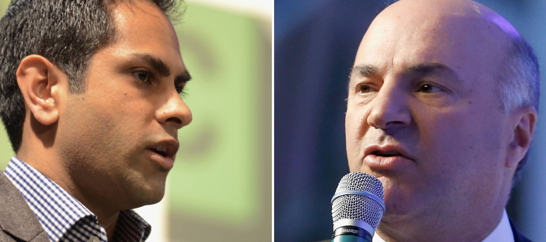 Ramit Sethi (left) and Kevin O'Leary.