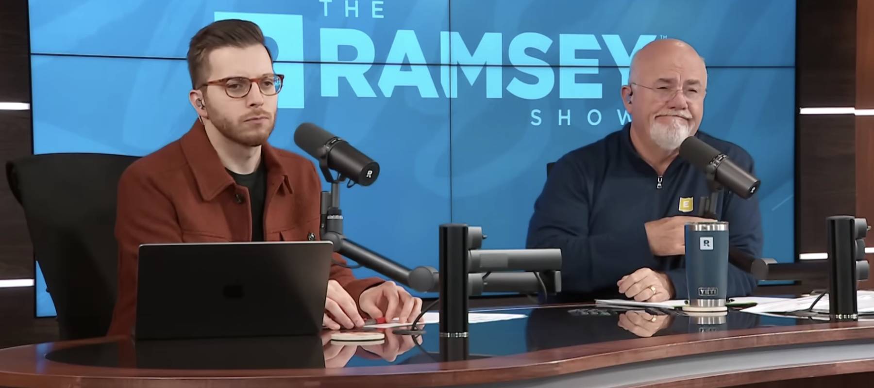A screengrab from an episode of The Ramsey Show