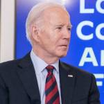 President Joe Biden seen at a meeting with his Competition Council.