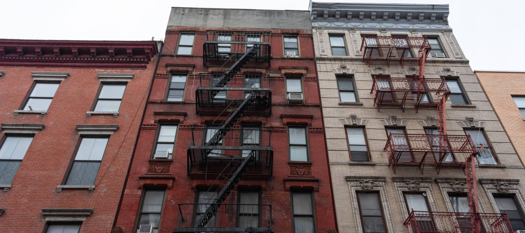 Colorful Old Buildings in NY