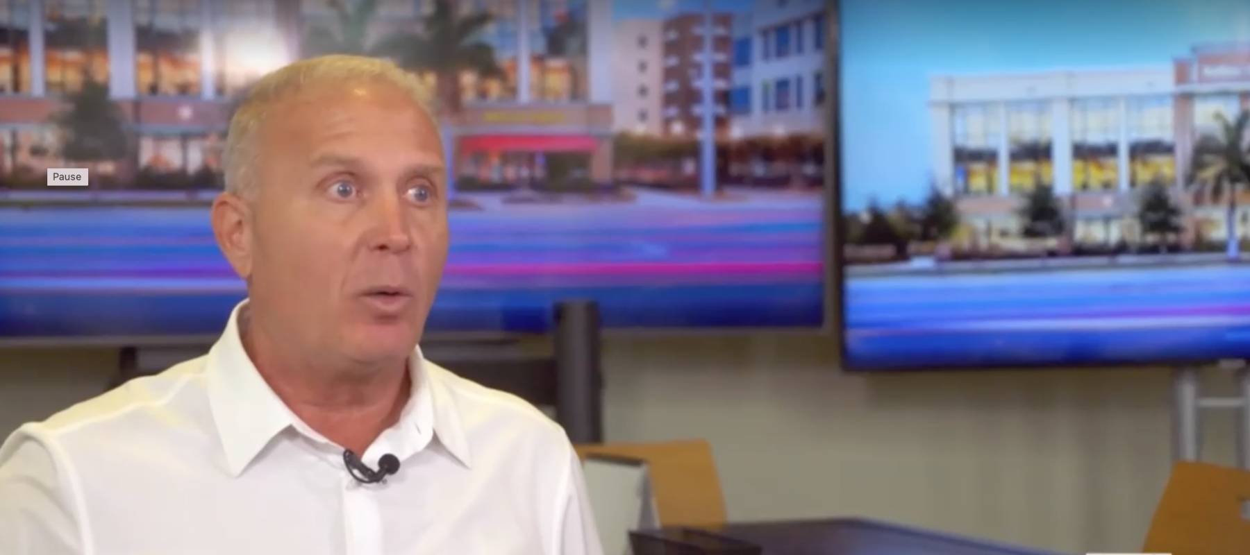 a screengrab of Assaf Sasson in WPLG Local 10 news report