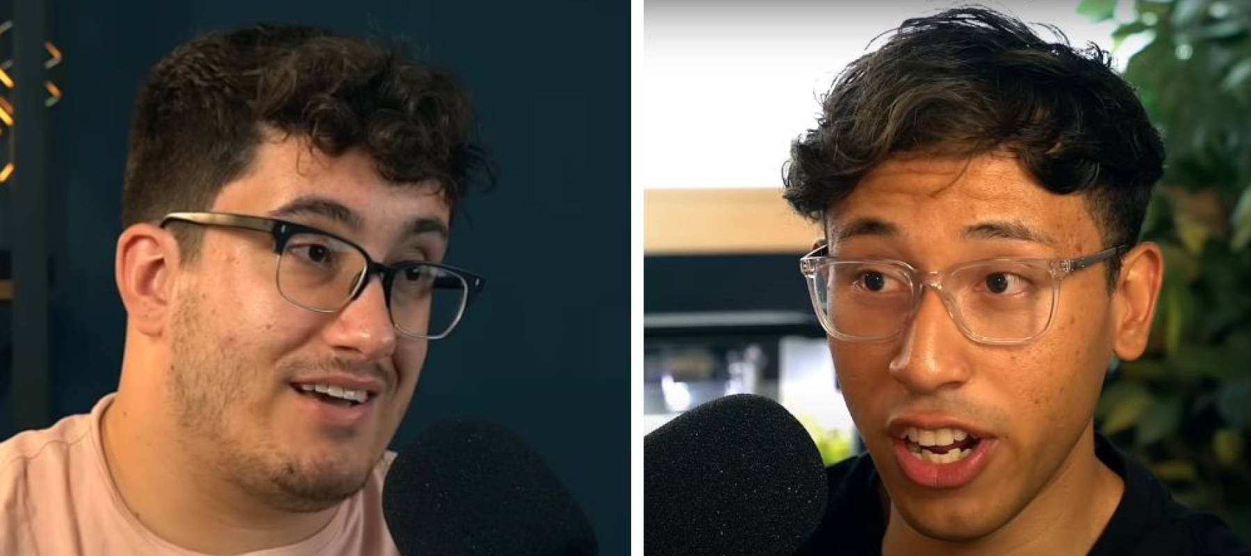 Screenshots of an episode from Caleb Hammer's YouTube channel.