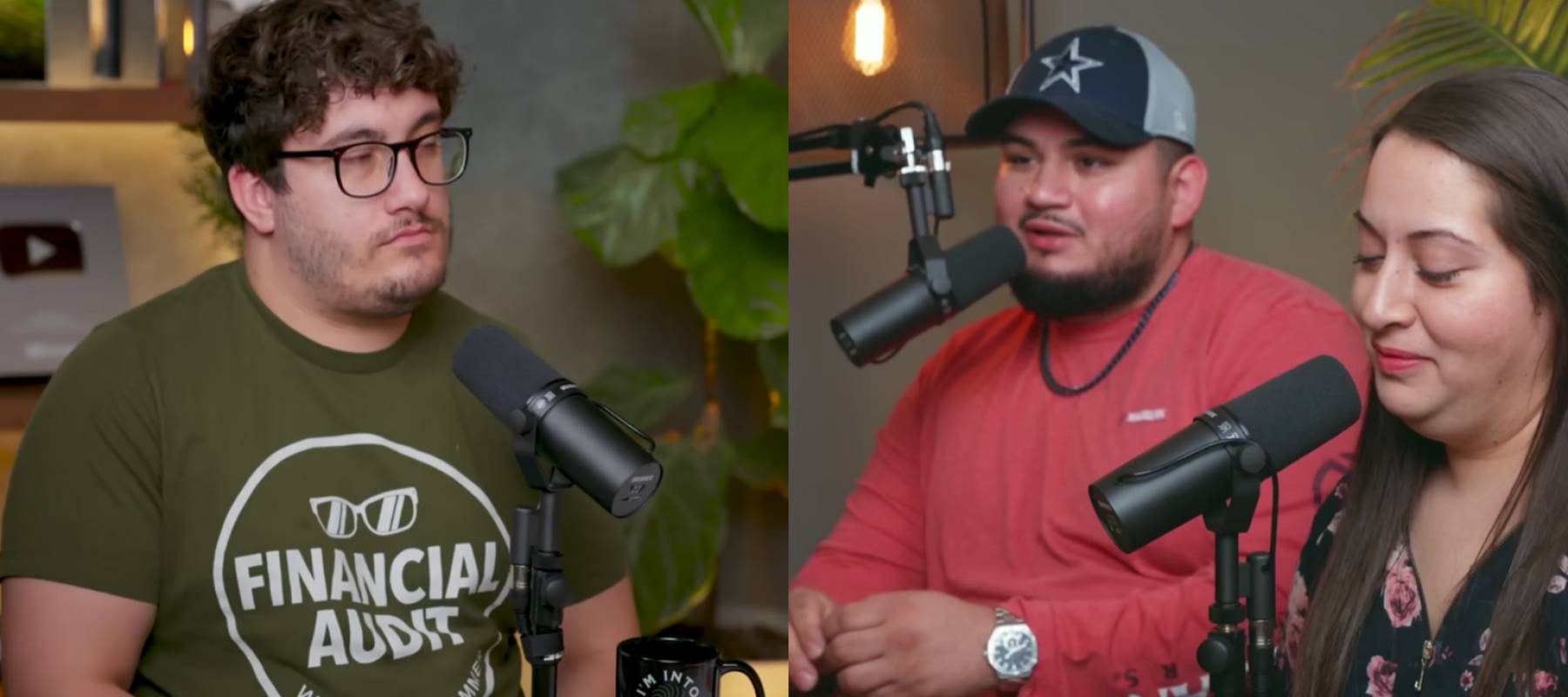 a screengrab from an episode of Caleb Hammer's "Financial Audit" YouTube series