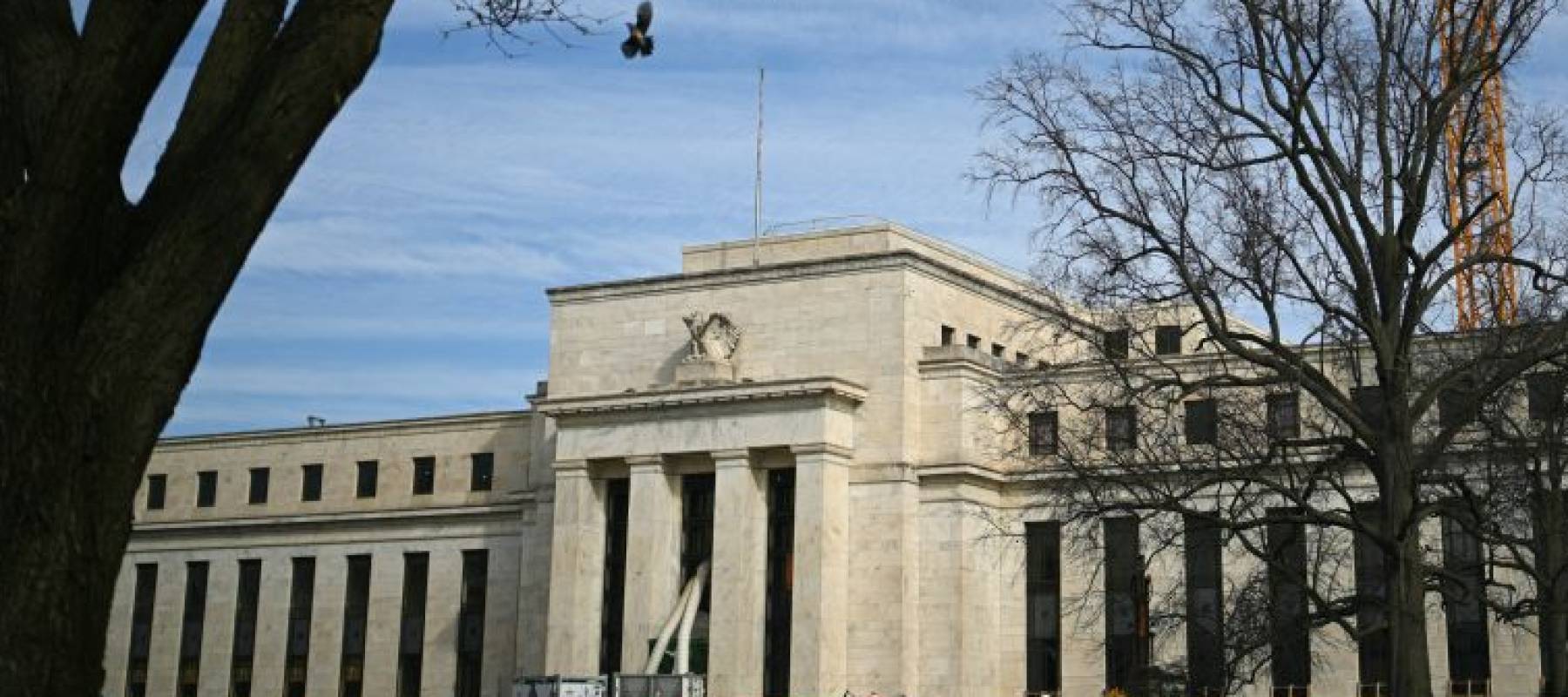 A view of the US Federal Reserve in Washington, DC on March 18, 2024.