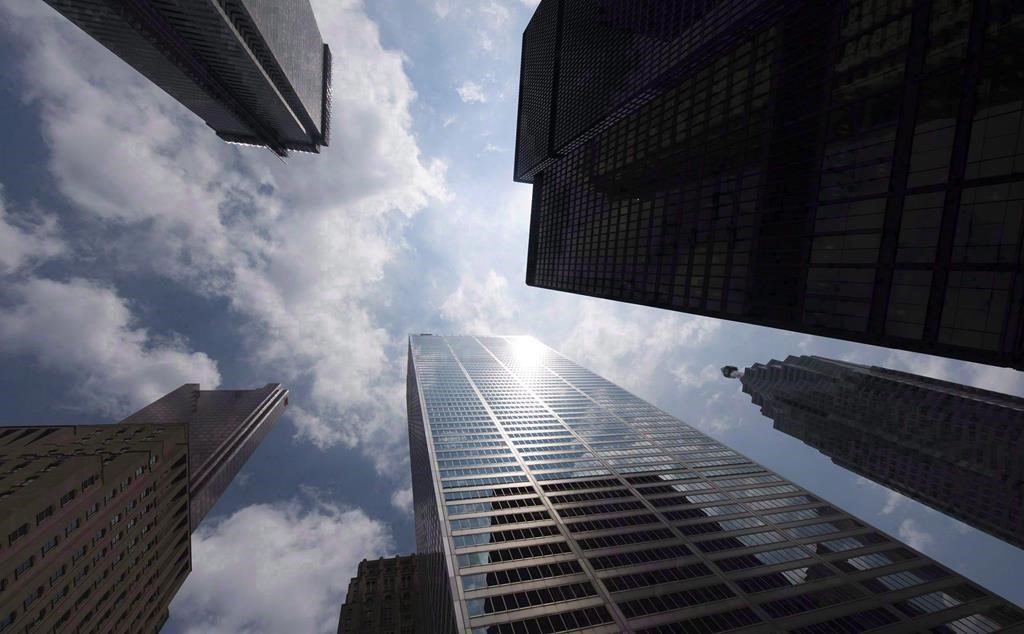 Canada&#039;s banking regulator says it will be putting limits on how much leverage banks allow in their uninsured mortgage portfolios. Bank towers are shown from Bay Street in Toronto&#039;s financial