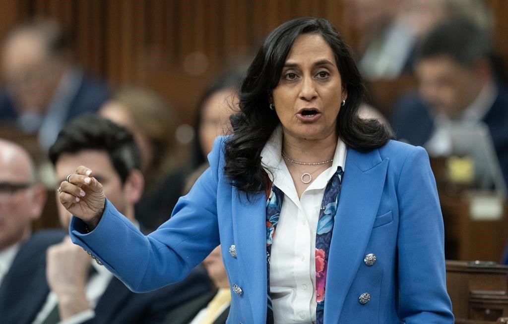Treasury Board President Anita Anand says Canada has to take a &quot;nuanced&quot; approach to shrinking its public service in order to protect some of its tech worker ranks. Anand rises during Questio