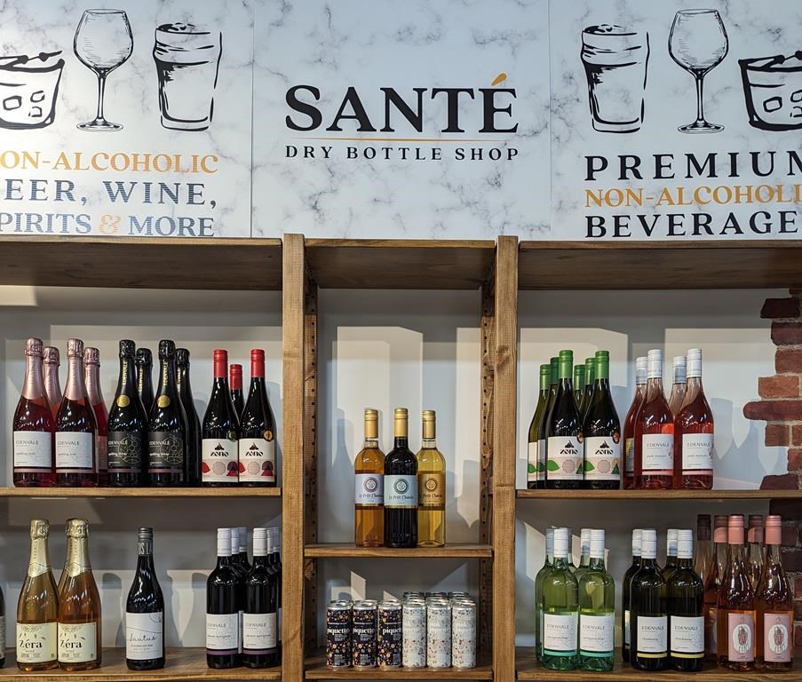 Jonathan Barembruch opened Calgary&#039;s first-ever non-alcoholic bottle store, Sant&amp;eacute; Dry Bottle Shop, at Crossroads Market last July to fill that gap. It is among many non-alcoholic bottl
