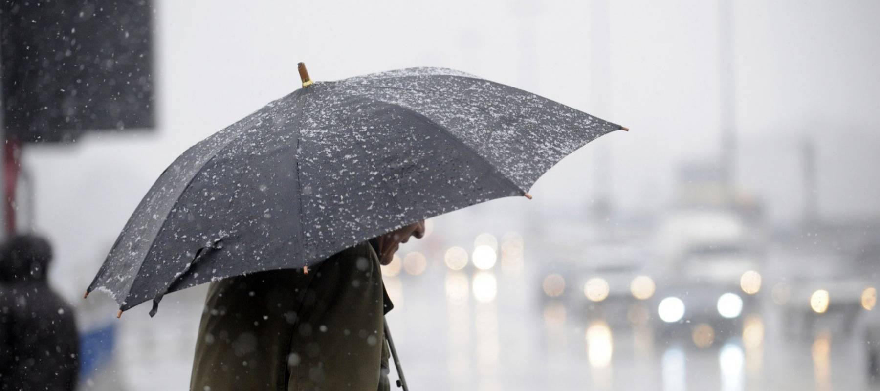 Woman holding umbrella