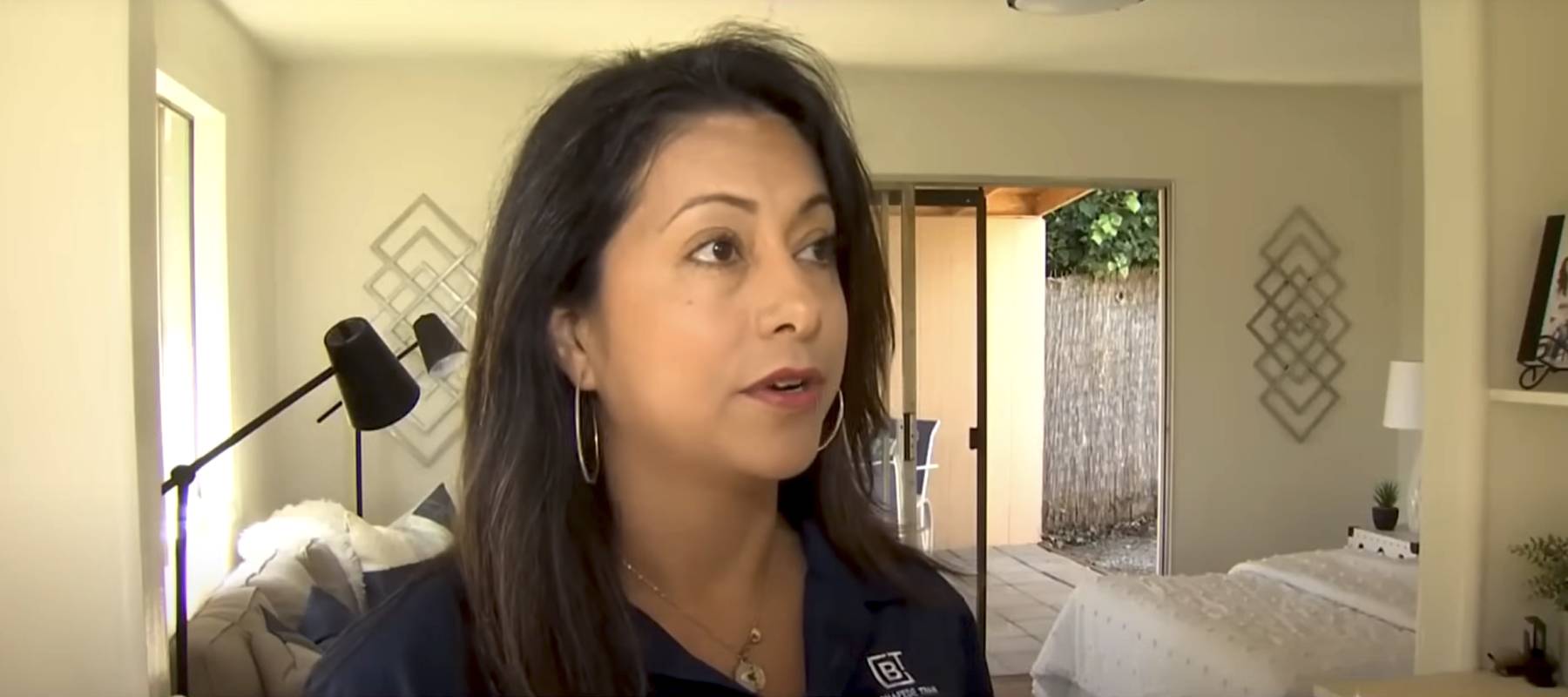 Real estate agent Faviola Perez speaks with NBC Bay Area about the tiny home listed in Cupertino, California.
