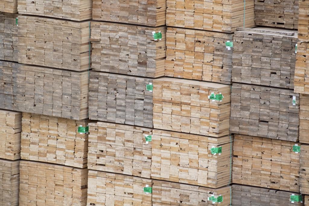 Canfor Corp. says it has signed a deal with an affiliate of Domtar Corp. to buy its El Dorado lumber manufacturing facility in Arkansas for US$73 million. Softwood lumber is pictured in Richm