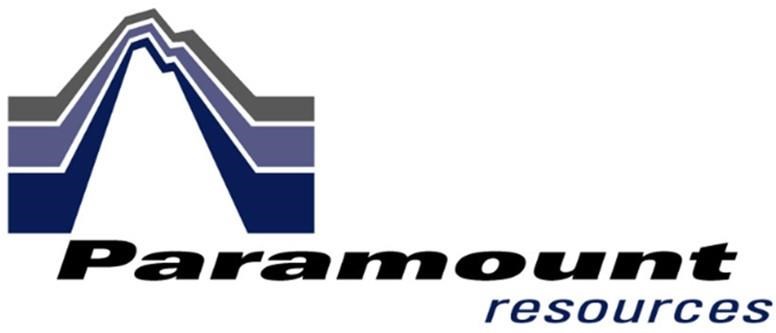 Paramount Resources Ltd. raised its dividend by 20 per cent as it reported a first-quarter profit of $68.1 million. The Paramount Resources Ltd. logo is shown in this undated handout photo. 